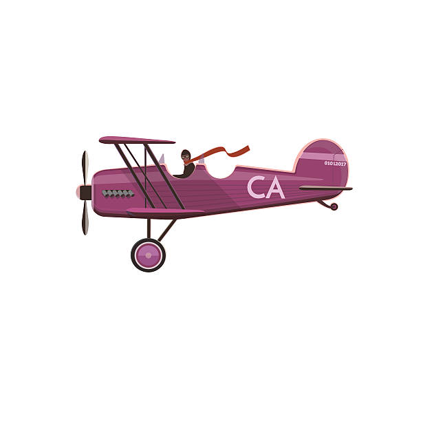 Best Biplane Illustrations, Royalty.