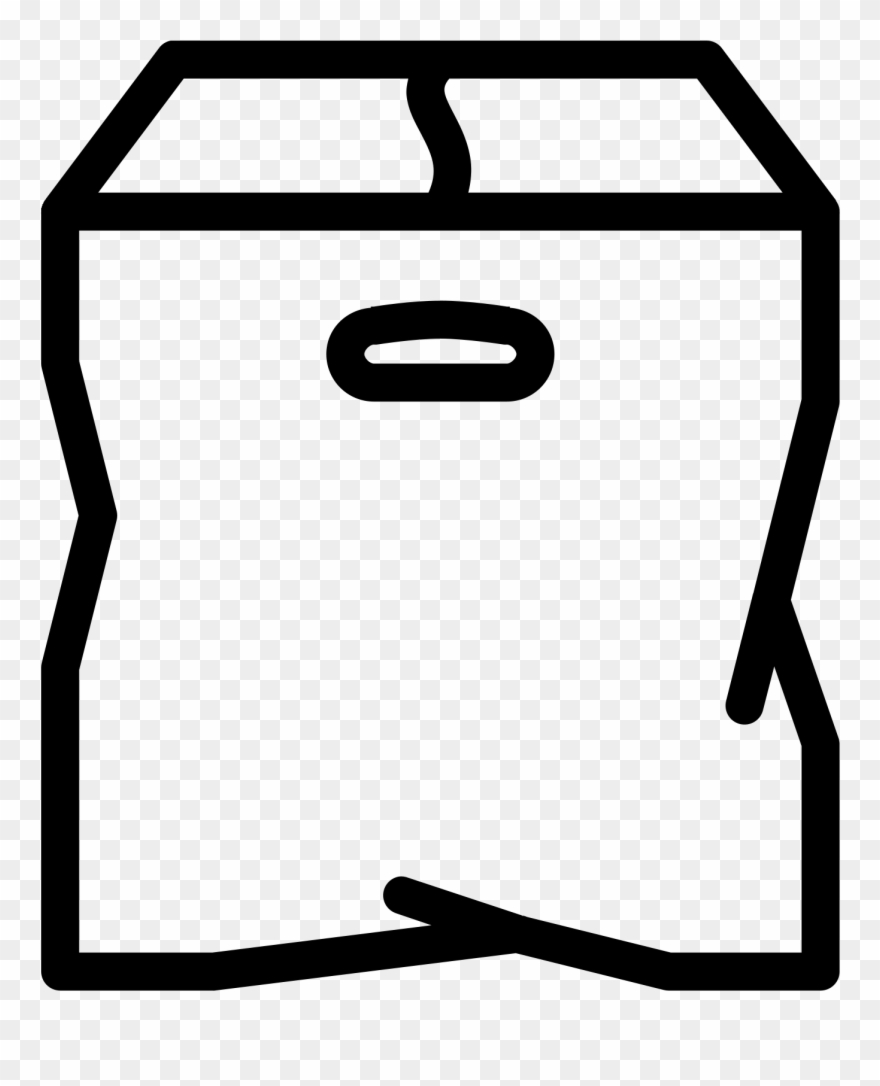 This Icon Is Depicting A Closed Cardboard Box With Clipart (#2654213.