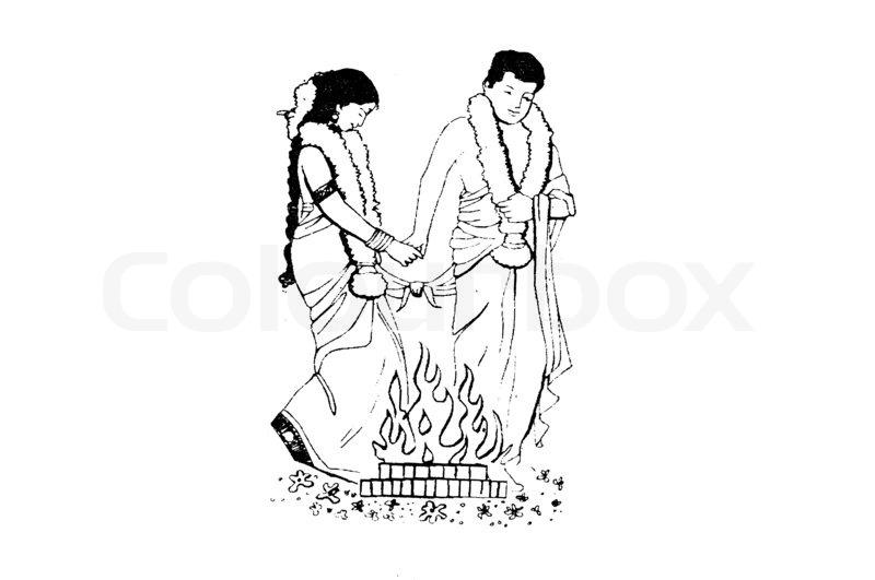 Tamil Marriage Clipart.