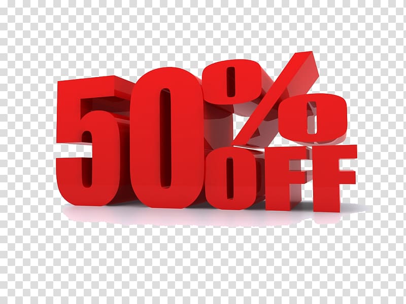 Discounts and allowances Sales Coupon Advertising , 50% Off.