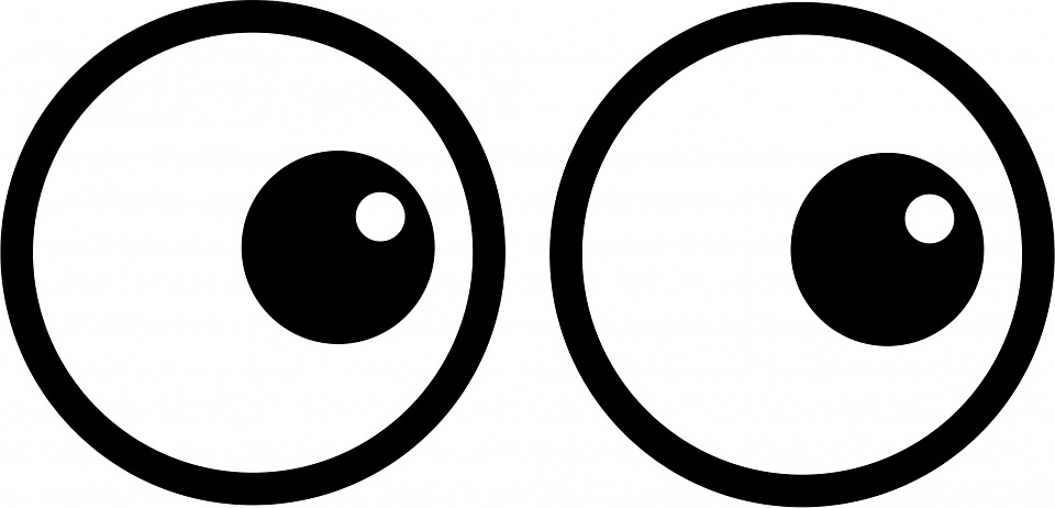 9765 Eyes free clipart.