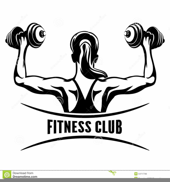 Fitness Center Clipart Logos.