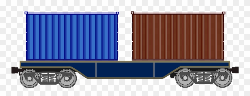 Clipart Train Freight Train.