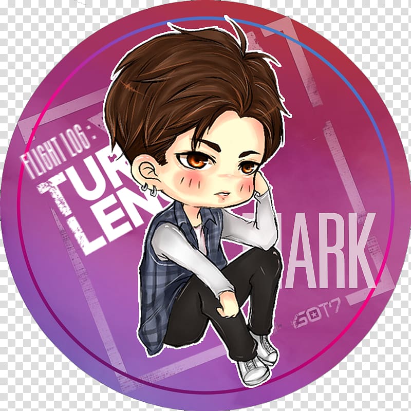 GOT7 Cartoon Flight Log: Turbulence Just Right Fan art, got7.