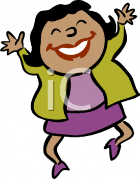 Happy Woman Clipart.