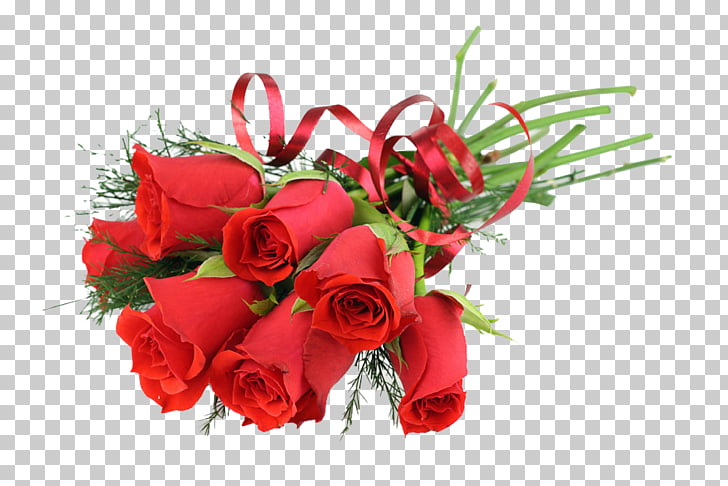 Flower bouquet Gift , Seven bouquets of roses PNG clipart.