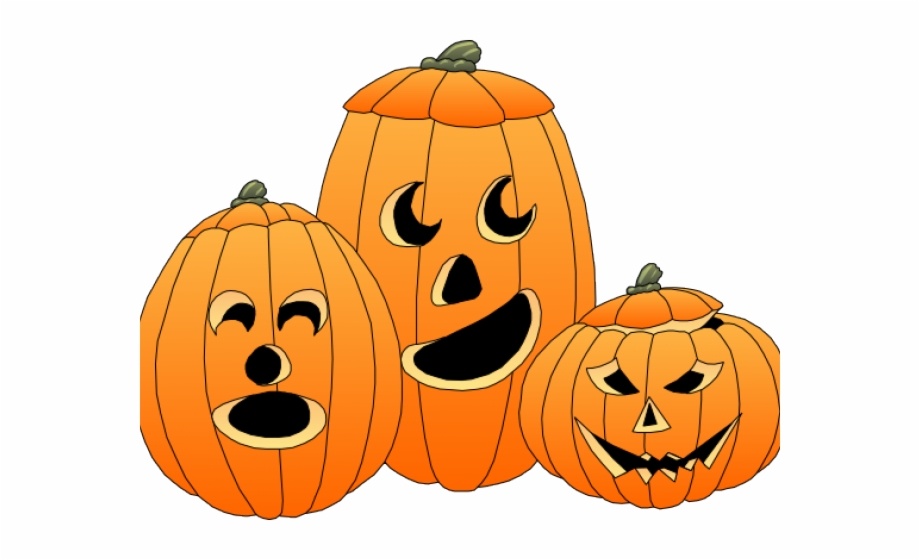 Halloween Pumpkins Clipart.