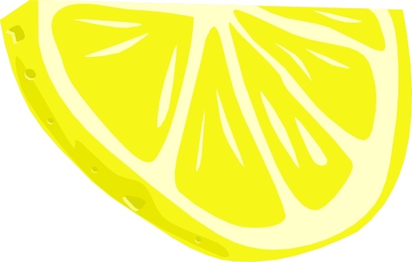 Lemon (half Slice) clip art Free vector in Open office.