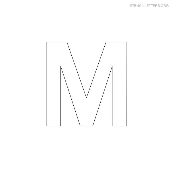 Free Letter M Outline, Download Free Clip Art, Free Clip Art.