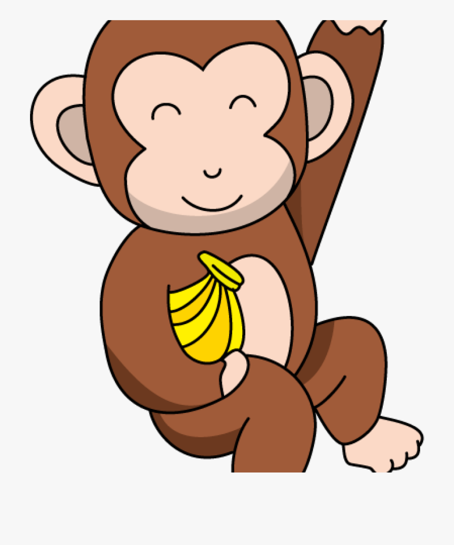 Cute Monkey Clipart Funny Monkey Clipart.