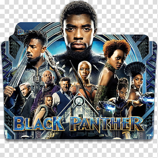 Black Panther Folder Icon Pack, Black Panther v transparent.