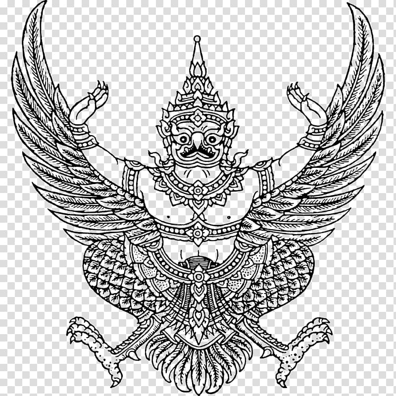 Emblem of Thailand Garuda National emblem Coat of arms.