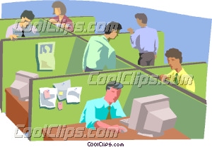 Office Setting Clipart.