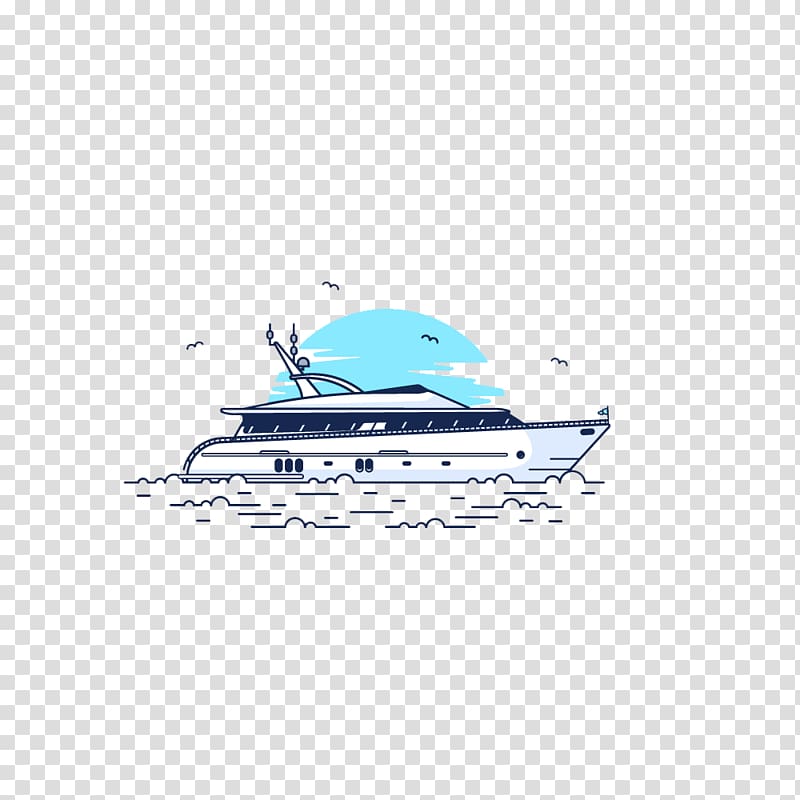 Cartoon Brand, yacht transparent background PNG clipart.