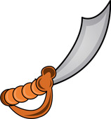 Pirate Sword Clipart.