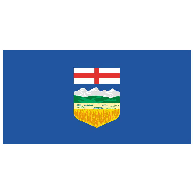 Alberta vector flag.