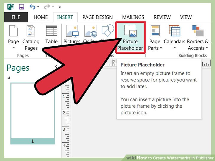 3 Ways to Create Watermarks in Publisher.