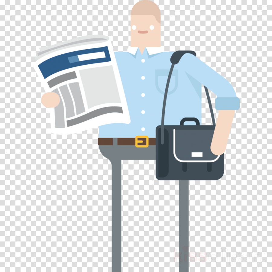 standing job parking meter security uniform clipart.