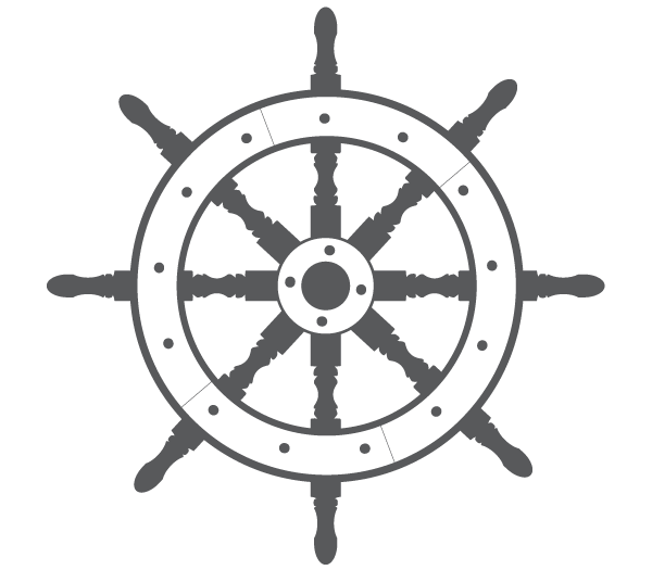 Ship Steering Wheel Free Vector.