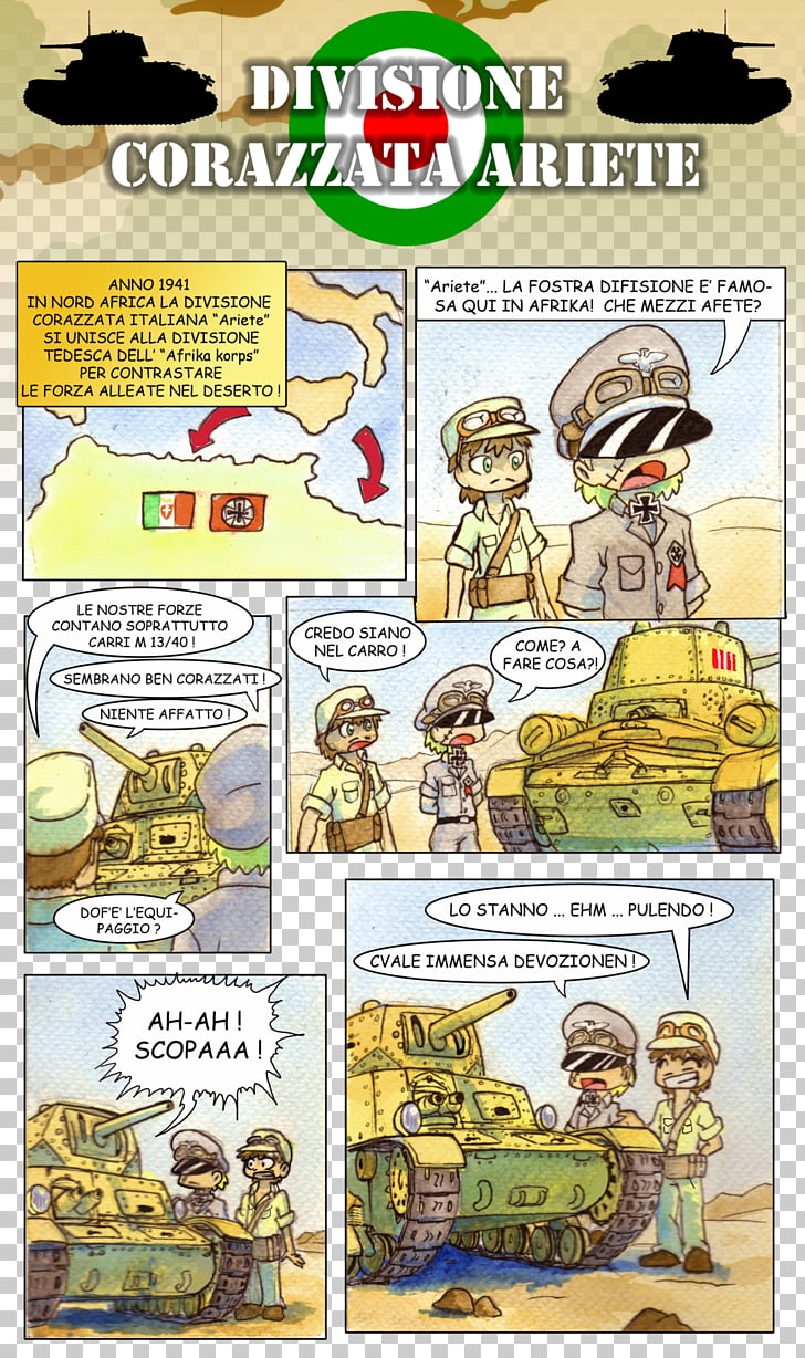 Comics Tank Comic book, afrika korps PNG clipart.