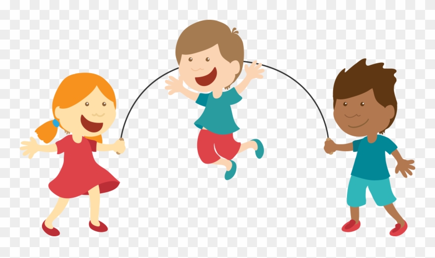 Skipping Rope Cartoon Animation Clip Art.