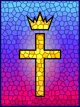 Stained glass cross clipart » Clipart Station.