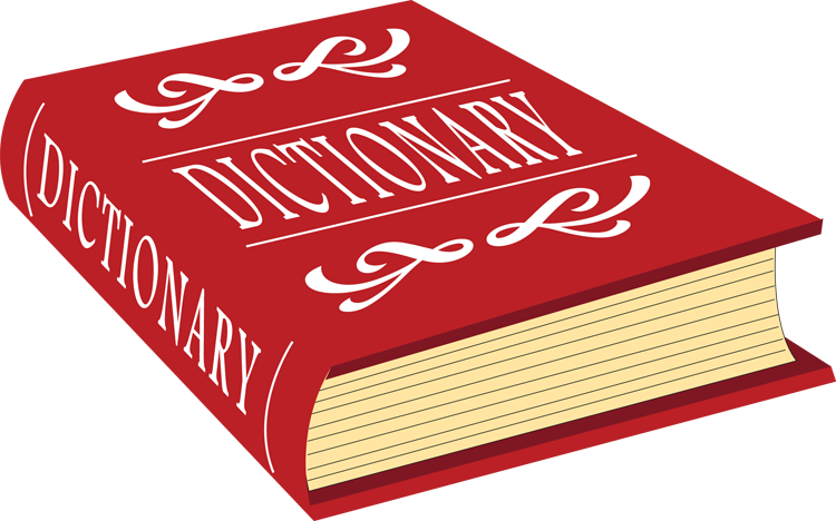 Dictionary clipart dictionary thesaurus, Dictionary.