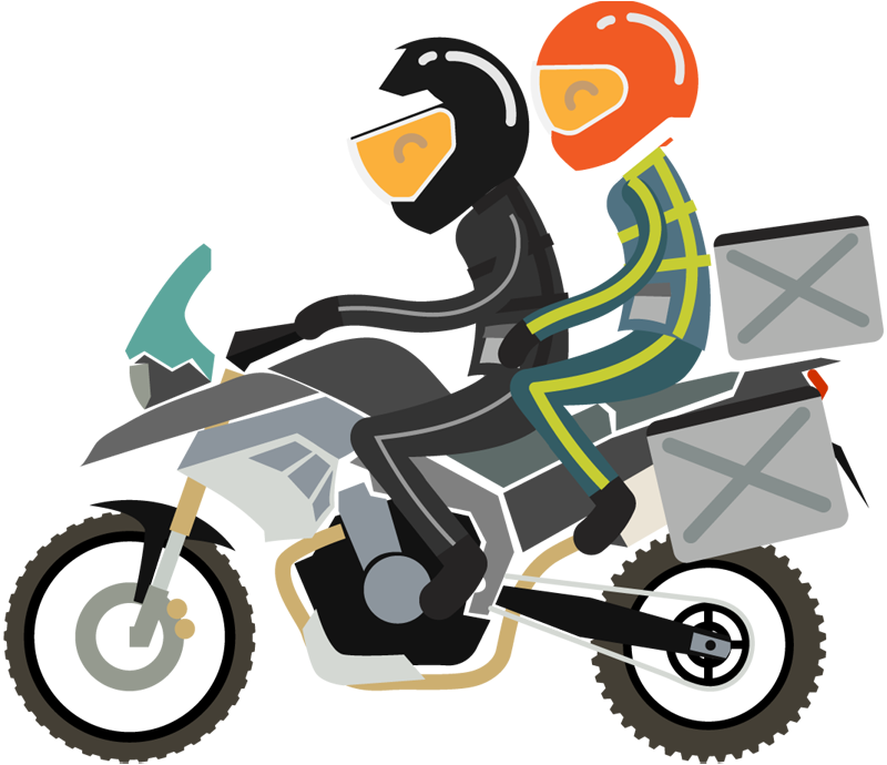 Motorcycle touring Vehicle Motoclub Clip art.