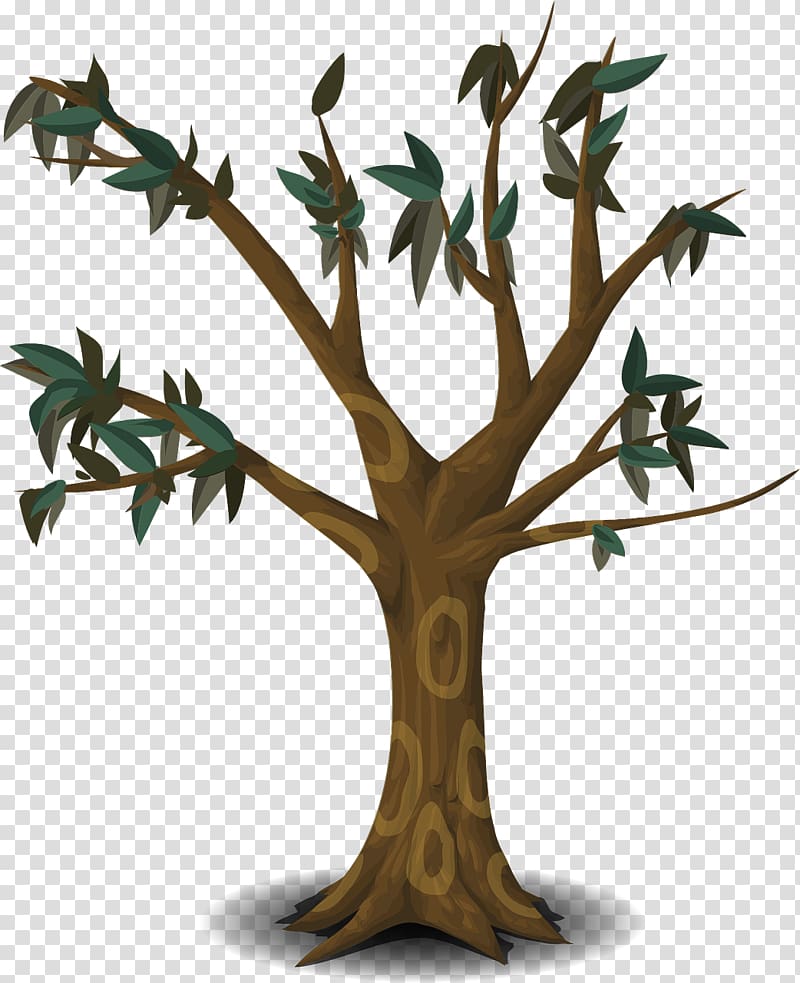 Tree Branch , cartoon tree transparent background PNG.