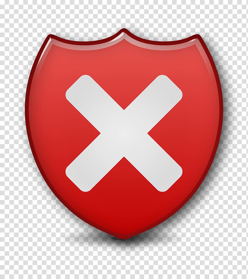 Vulnerability Button Icon, Close Security Shield transparent.