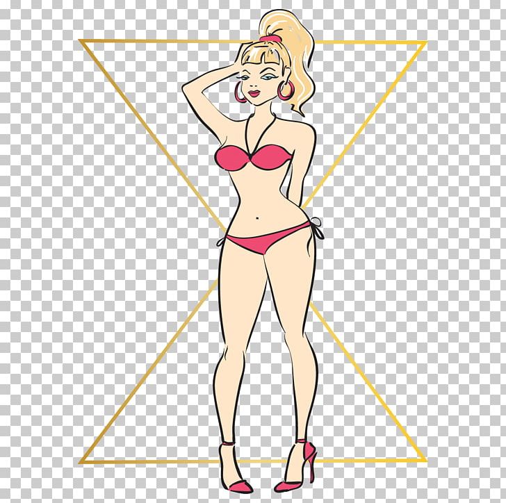 Human Body Female Body Shape Hourglass Figure Waist PNG.