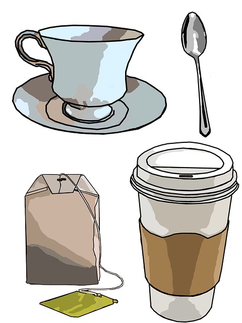 Free illustration: Coffee, Cup, Tea, Tea Bag, Spoon.