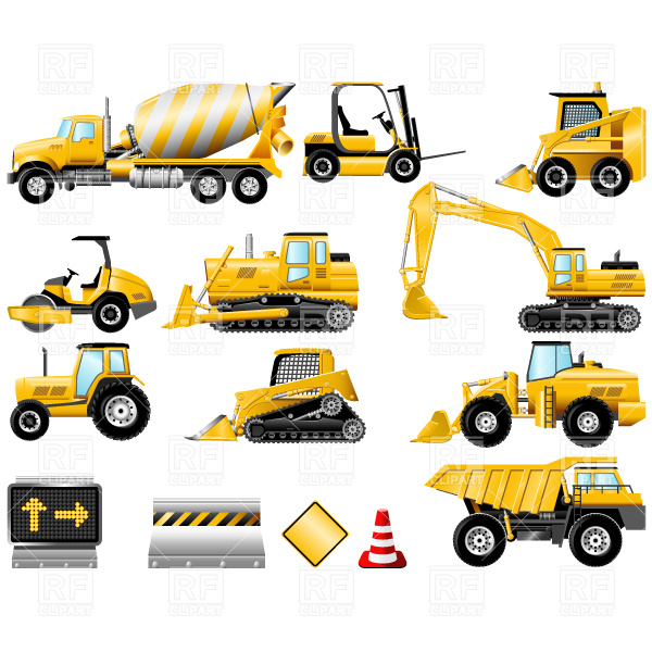 Construction Equipment Clipart.