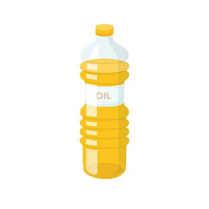 Cooking Oil Bottle premium clipart.