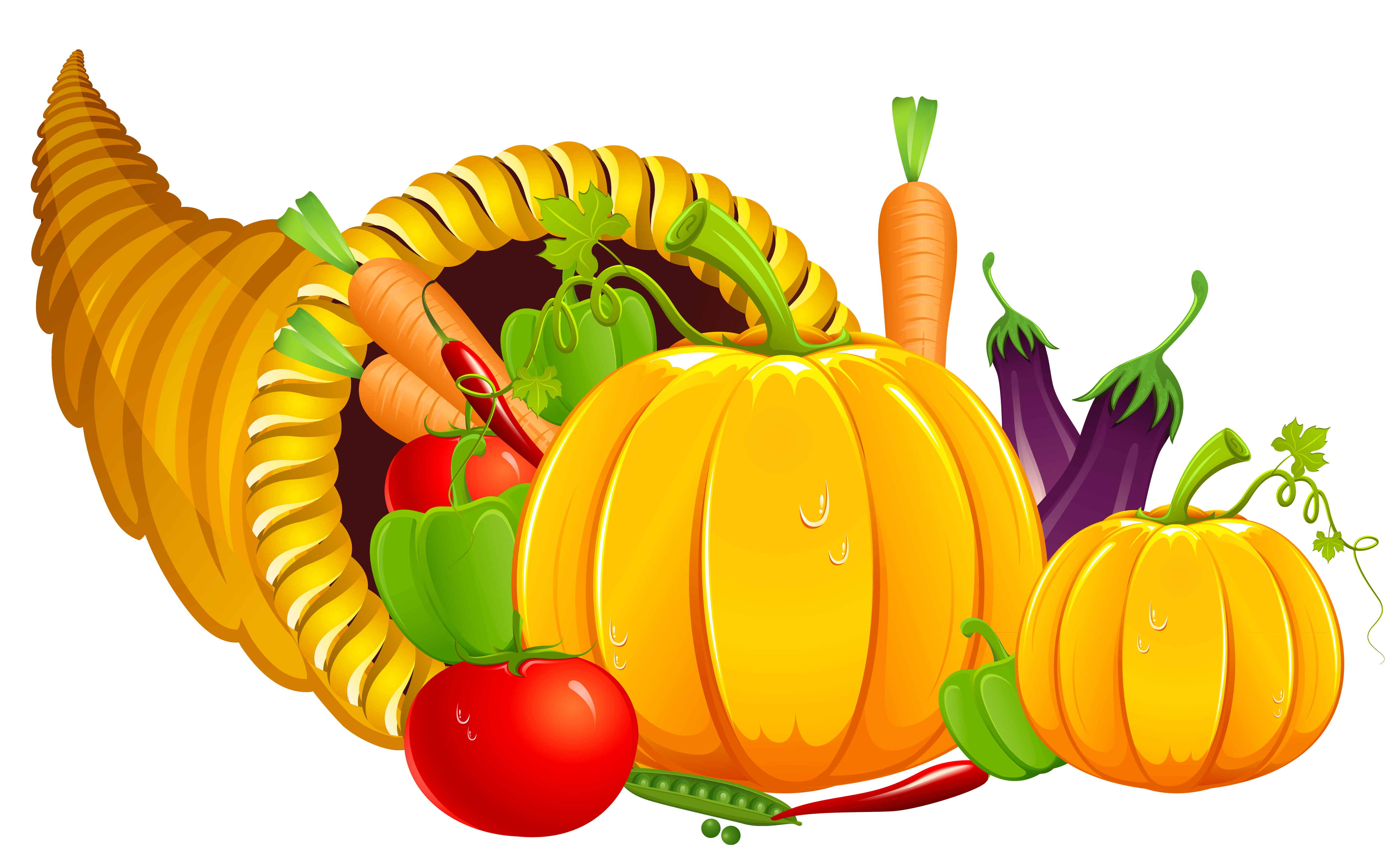 Cornucopia Clipart.