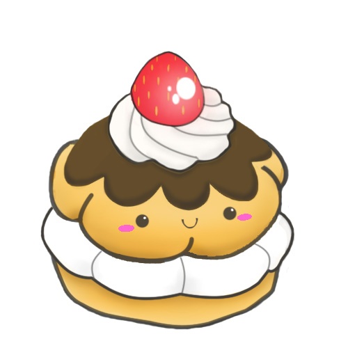 Cream puff clip art.