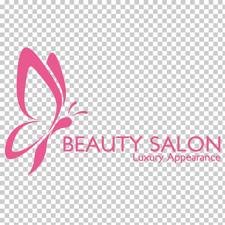 Logo, Pink fashion LOGO design , Beauty Salon logo PNG.