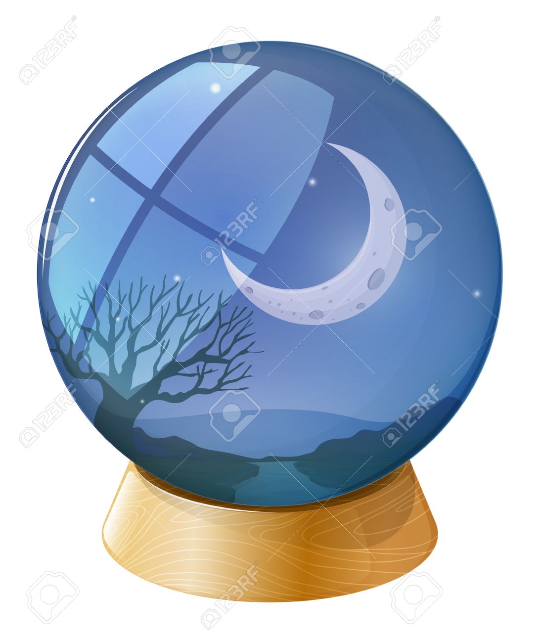 Crystal ball clipart no background.