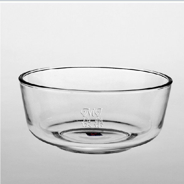 Personalized Engraved Glass Salad Bowl :.