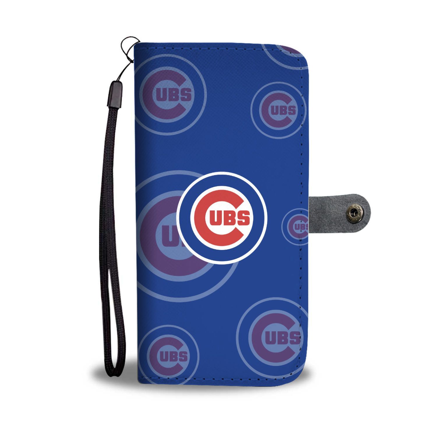 Chicago Cubs Logo Background Wallet Phone Cases.