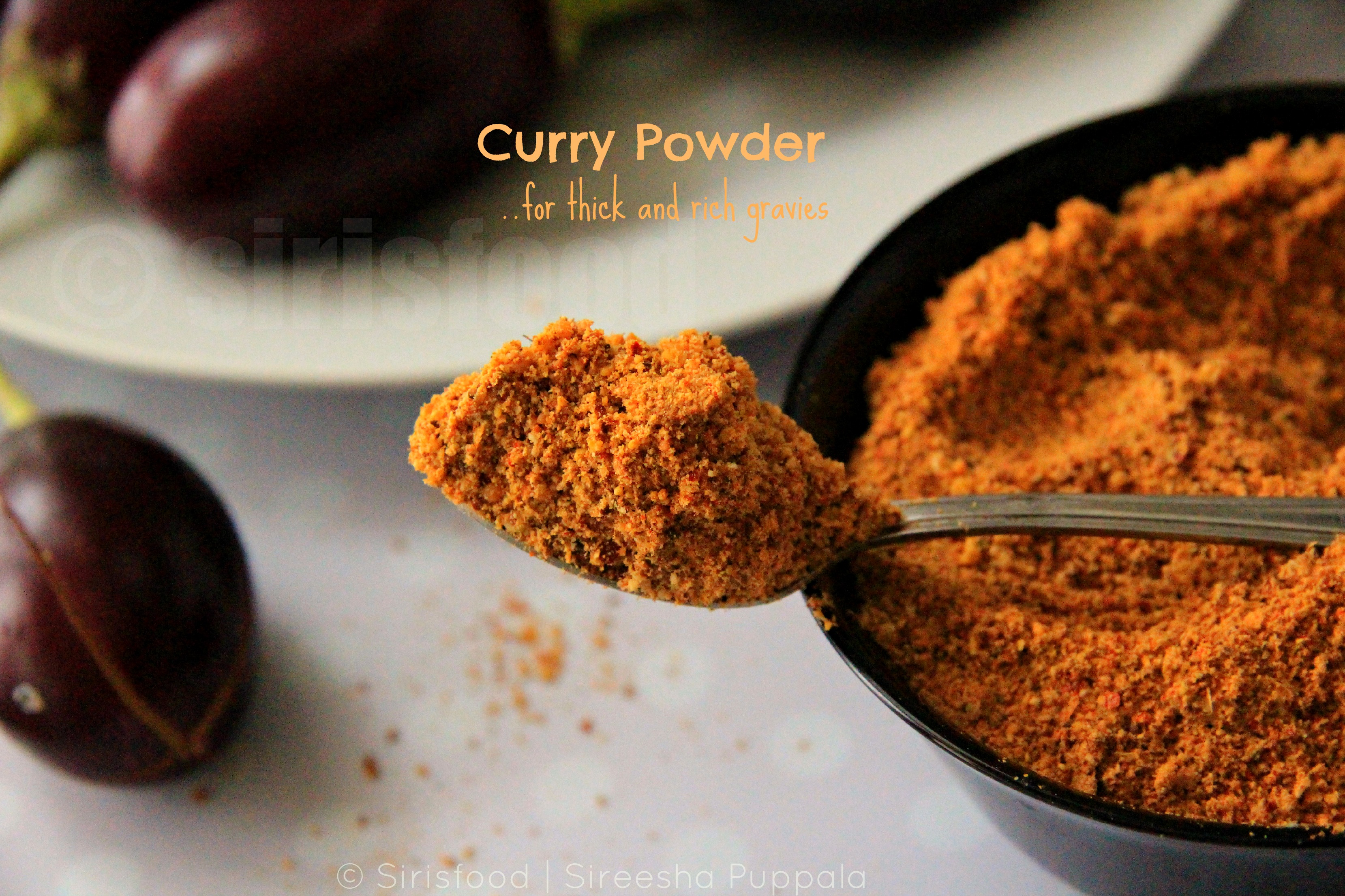 Multi Purpose Curry Powder.