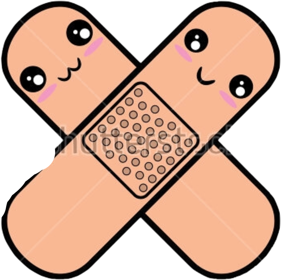 Cute Band Aid Clip Art.