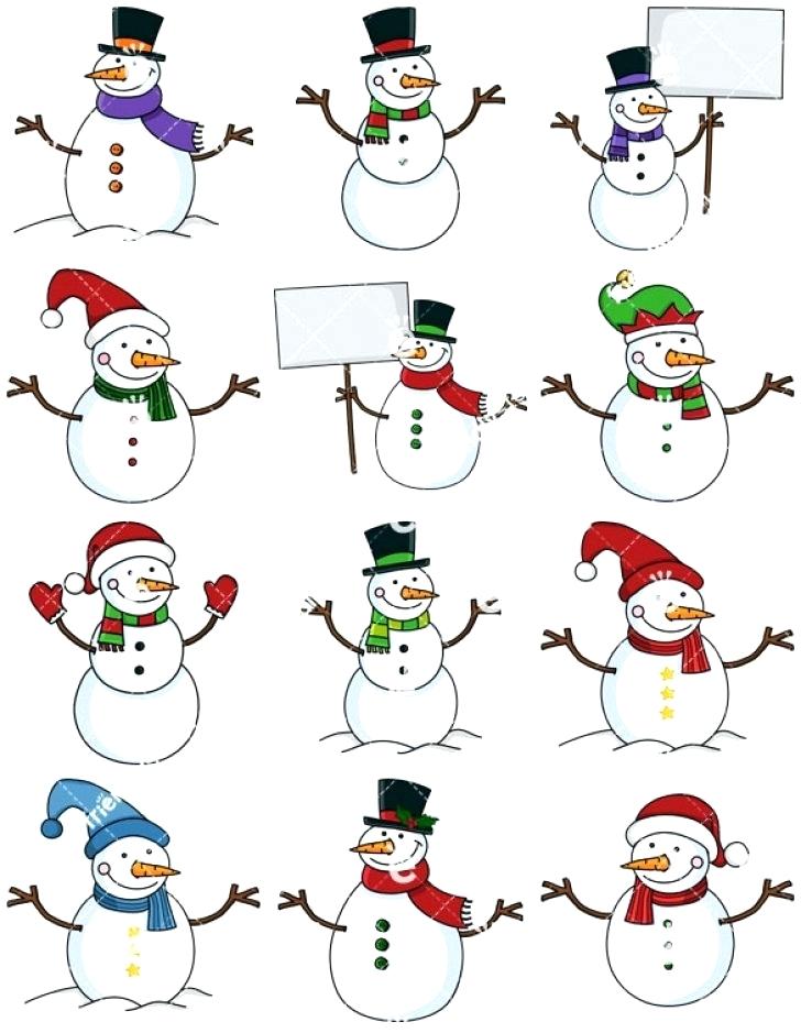 free snowman clipart.