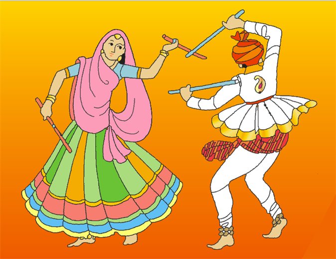 Dandiya clipart png » Clipart Station.