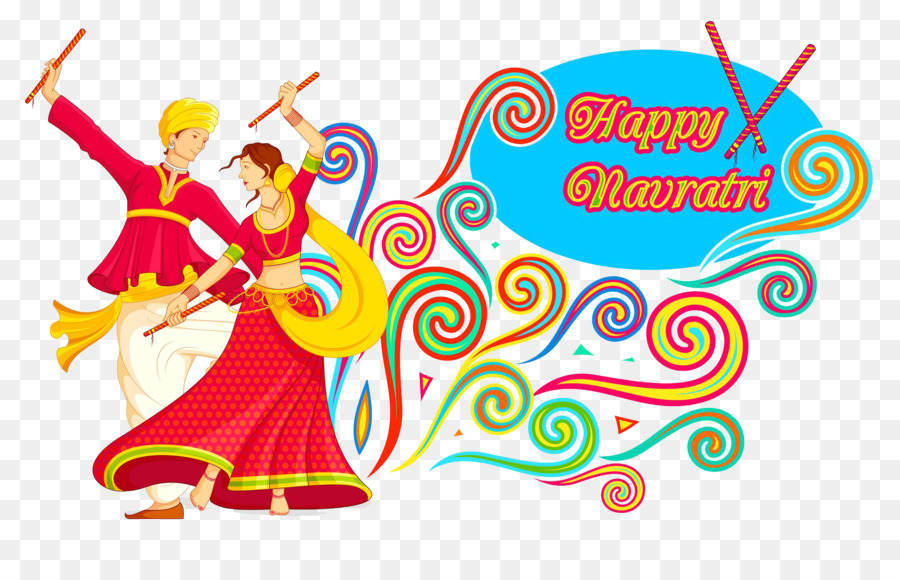 Garba Dandiya Raas Navaratri Vector graphics Royalty.