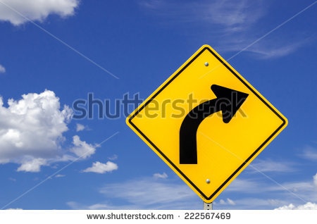 Right Turn Sign Stock Photos, Royalty.