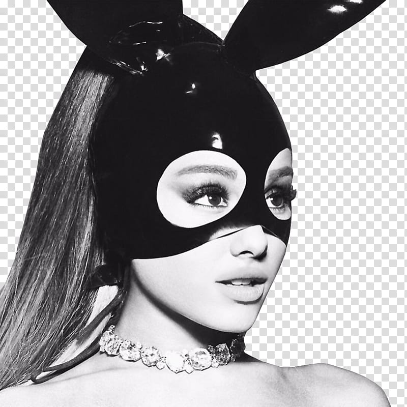 Ariana Grande Dangerous Woman, woman with black mask.