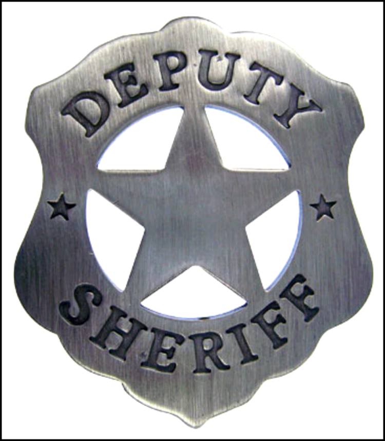 REPLICA OLD WEST DEPUTY SHERIFF'S BADGE SASS NCOWS For Sale At.