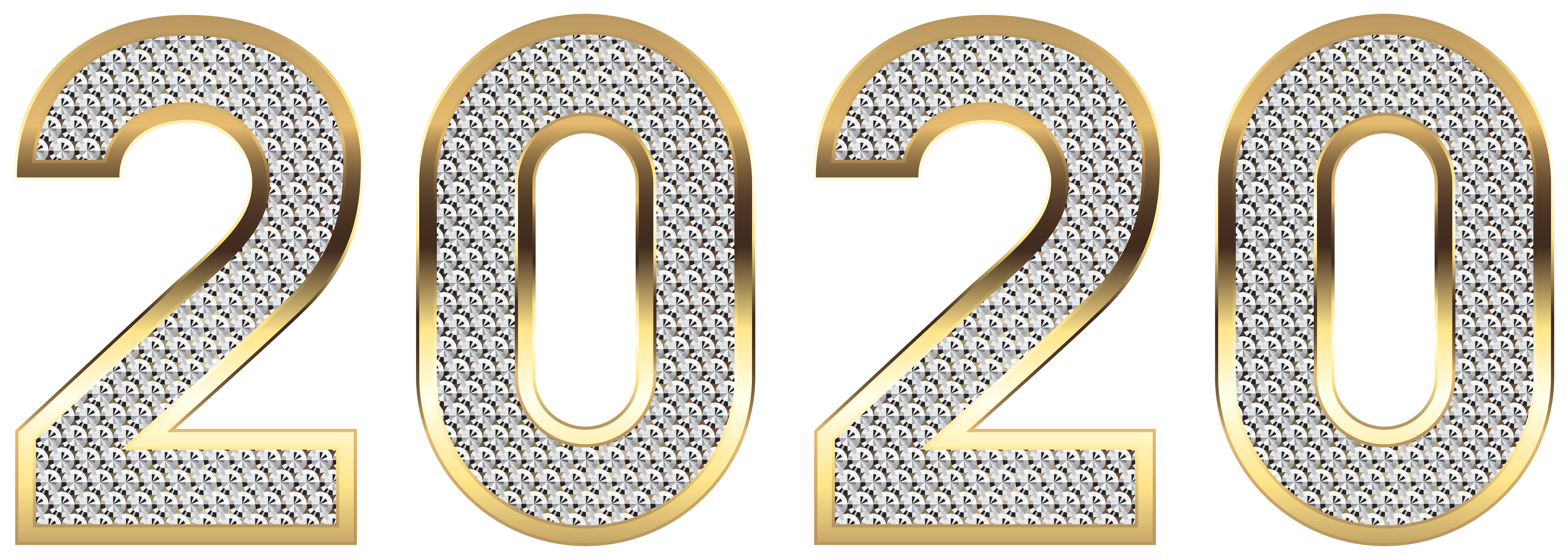 2020 Diamond Transparent Clip Art Image.