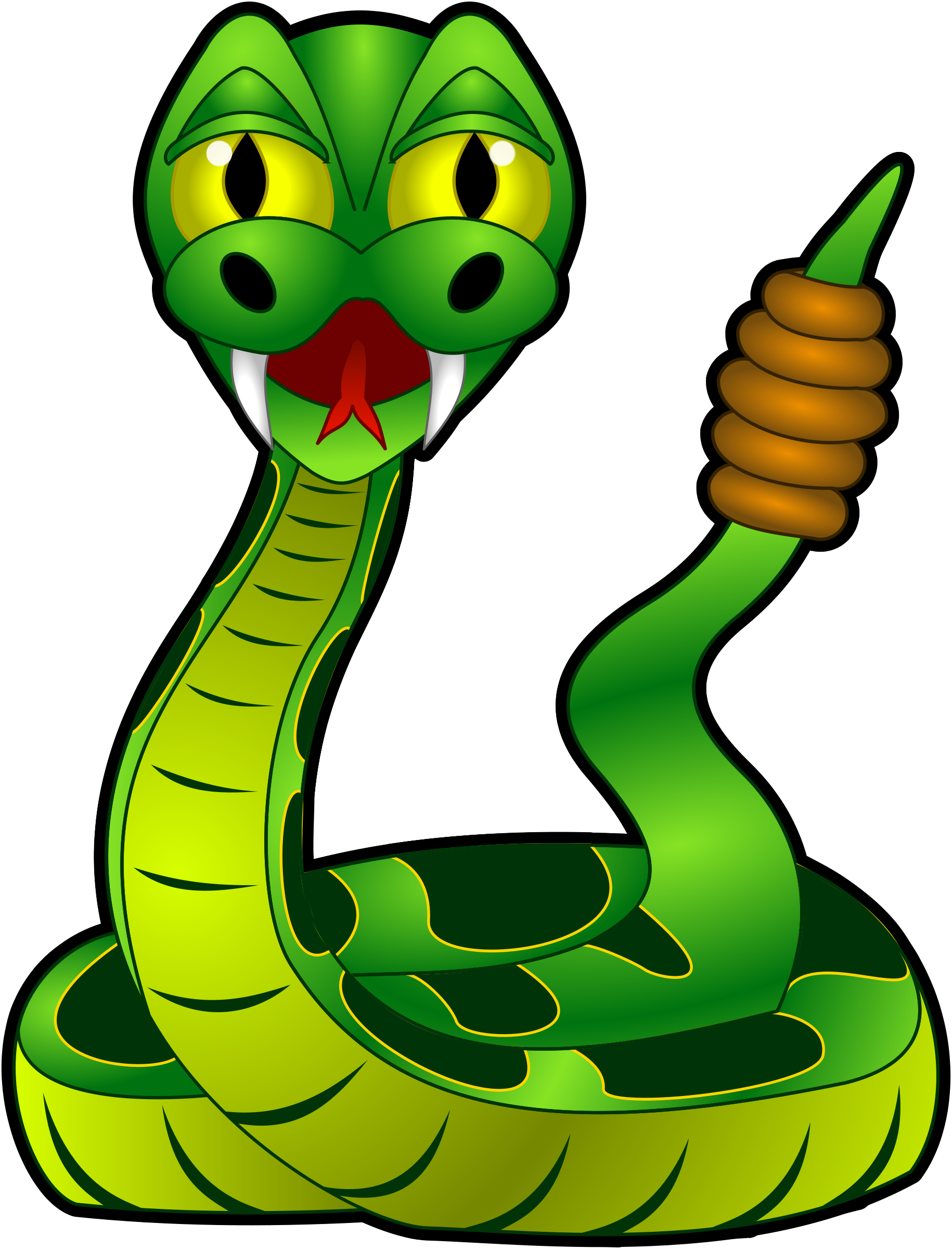 Diamondback Rattlesnake Clipart.